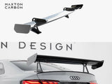 Carbon Spoiler With Upper Swan Mounting compatible with Audi A5 / A5 S Line / S5 / RS 5 Coupe F5 / F5 Facelift