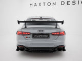 Carbon Spoiler With Upper Swan Mounting compatible with Audi A5 / A5 S Line / S5 / RS 5 Coupe F5 / F5 Facelift
