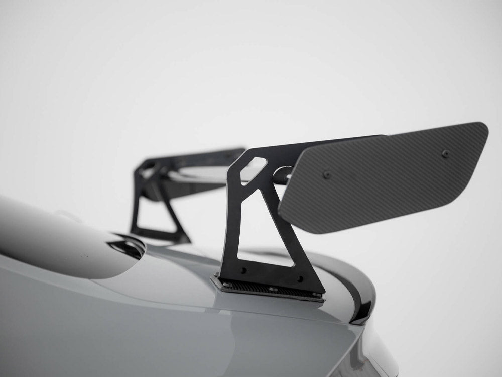 Carbon Spoiler With Upper Swan Mounting compatible with Audi A5 / A5 S Line / S5 / RS 5 Coupe F5 / F5 Facelift