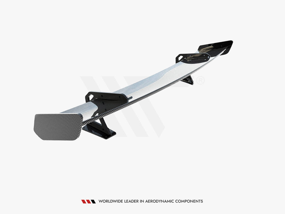 Carbon Spoiler With Upper Swan Mounting compatible with Audi A5 / A5 S Line / S5 / RS 5 Coupe F5 / F5 Facelift