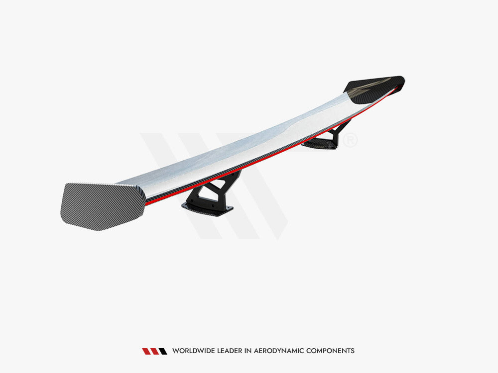 Carbon Spoiler With Internal Brackets Uprights + LED compatible with BMW M2 G87