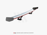 Carbon Spoiler With Internal Brackets Uprights + LED compatible with BMW M2 G87
