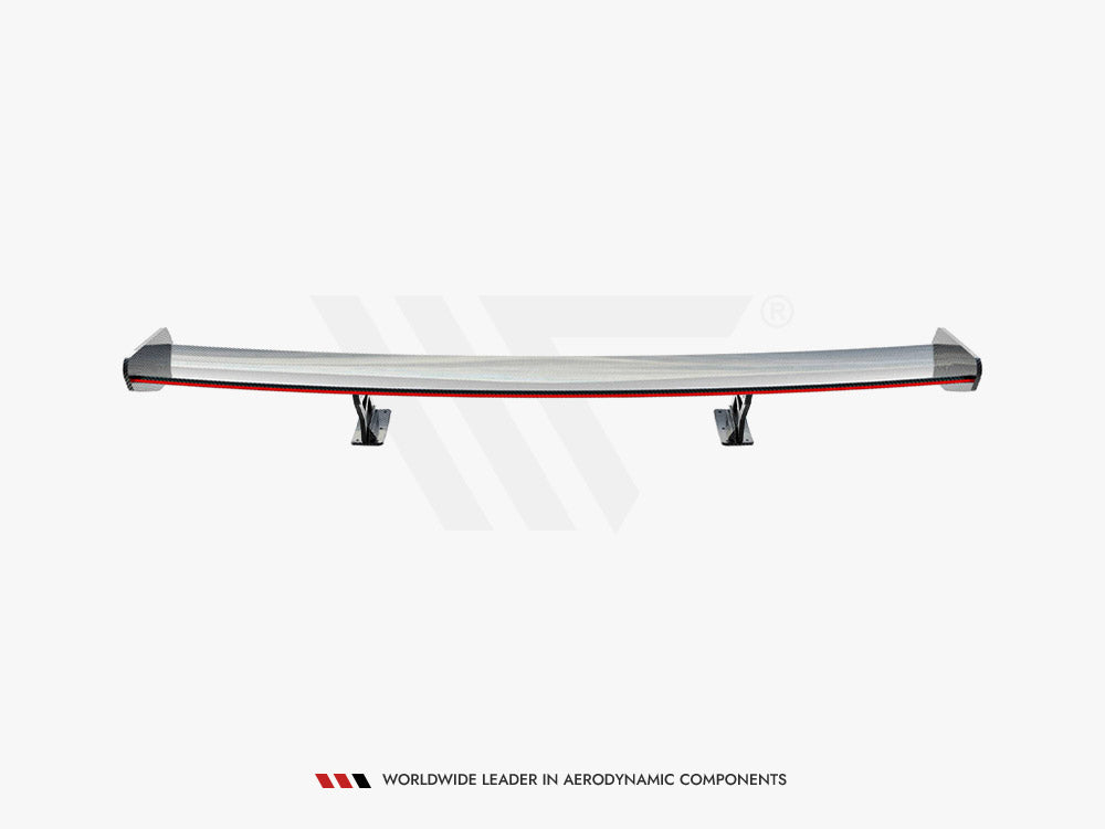 Carbon Spoiler With Internal Brackets Uprights + LED compatible with BMW M2 G87