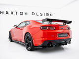 Carbon Spoiler With Internal Brackets Uprights compatible with Chevrolet Camaro SS Mk6 Facelift