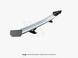 Carbon Spoiler With Internal Brackets Uprights compatible with Chevrolet Camaro SS Mk6 Facelift
