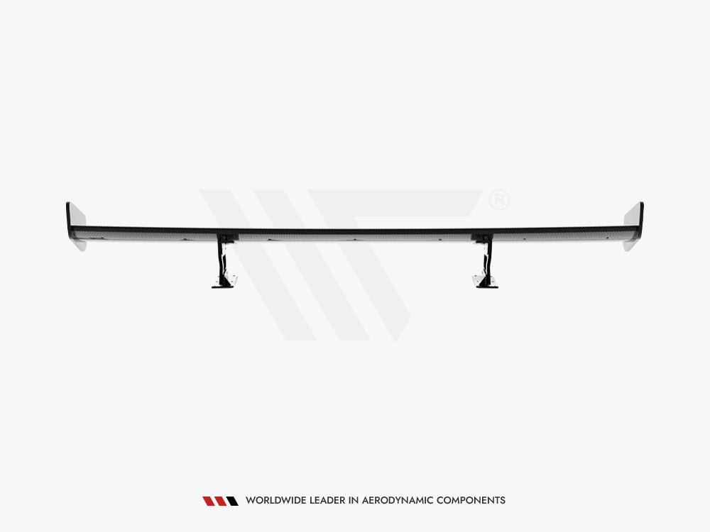 Carbon Spoiler With Internal Brackets Uprights compatible with Chevrolet Camaro SS Mk6 Facelift