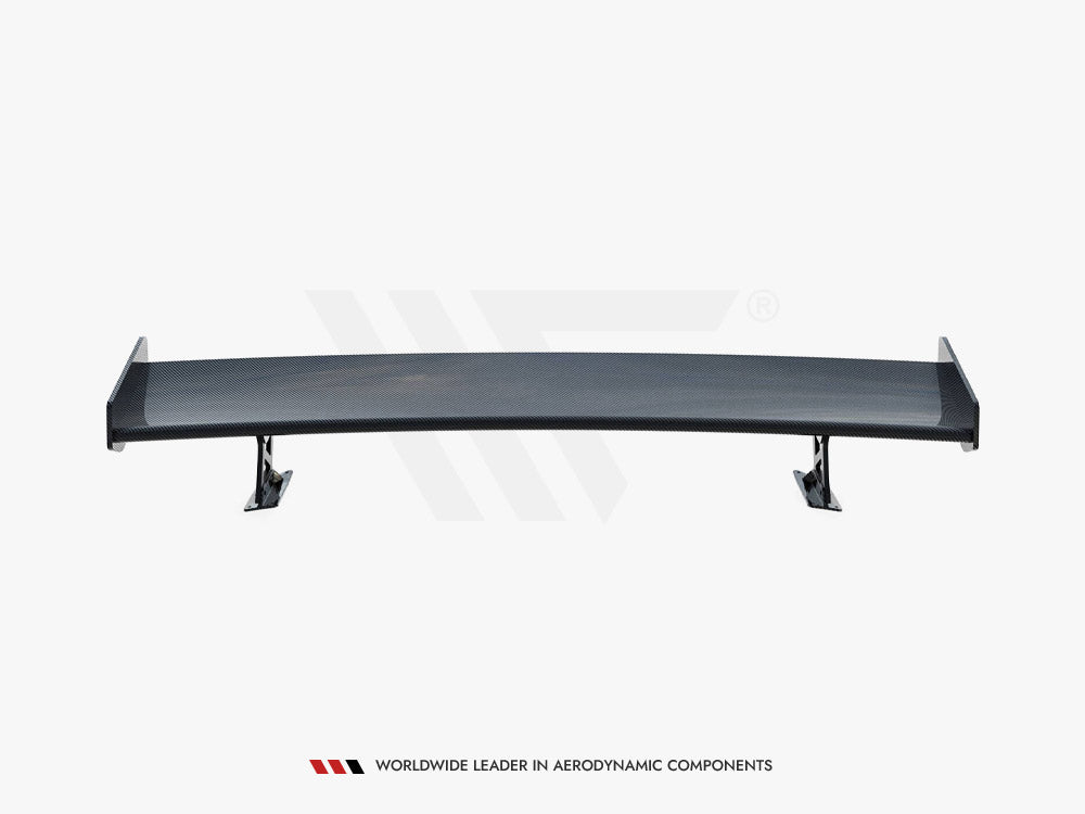 Carbon Spoiler With Internal Brackets Uprights compatible with Chevrolet Camaro SS Mk6 Facelift