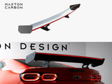 Carbon Spoiler With Internal Brackets Uprights + LED compatible with Chevrolet Camaro SS Mk6 Facelift