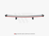 Carbon Spoiler With Internal Brackets Uprights + LED compatible with Chevrolet Camaro SS Mk6 Facelift