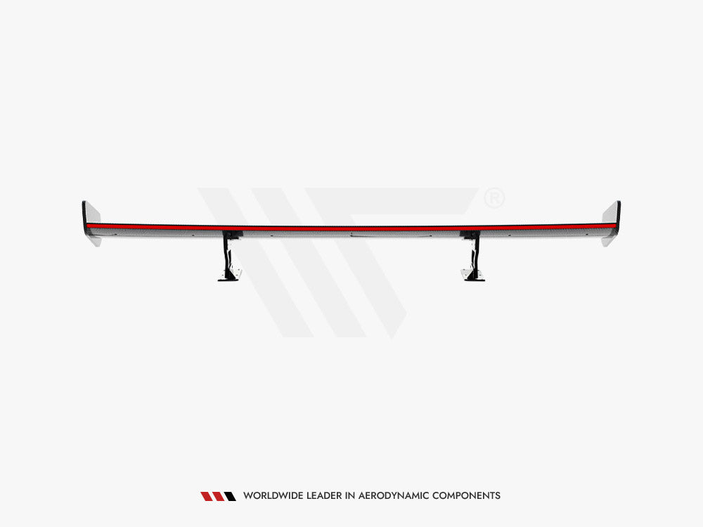 Carbon Spoiler With Internal Brackets Uprights + LED compatible with Chevrolet Camaro SS Mk6 Facelift