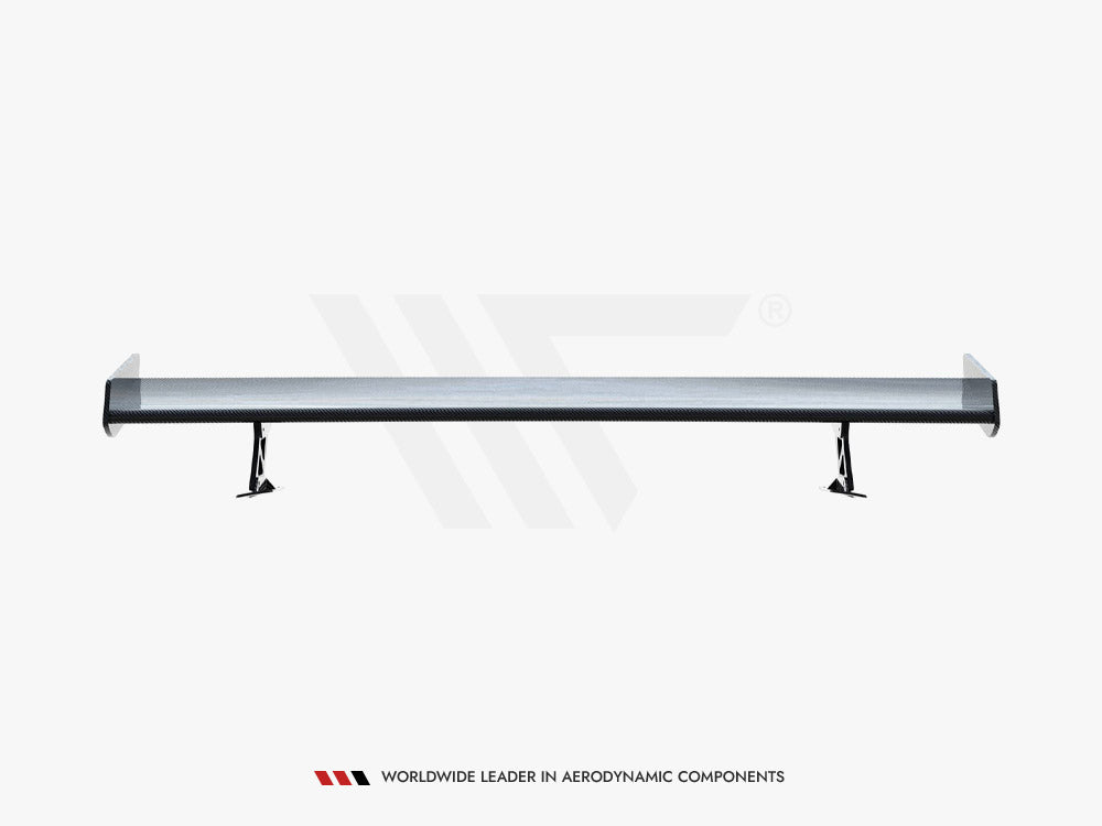 Carbon Spoiler With Internal Brackets Uprights + LED compatible with Chevrolet Camaro SS Mk6 Facelift
