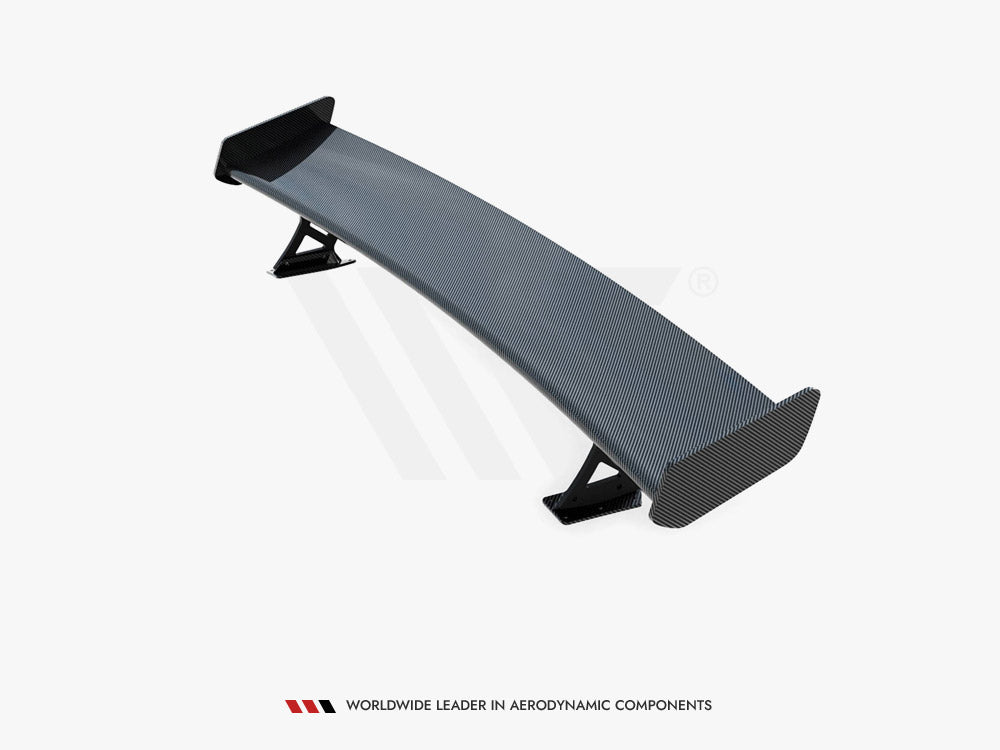 Carbon Spoiler With Internal Brackets Uprights + LED compatible with Chevrolet Camaro SS Mk6 Facelift