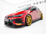 Front Bumper Wings (Canards) compatible with Volkswagen Golf GTI Clubsport Mk8 Facelift