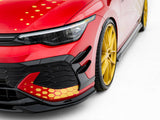 Front Bumper Wings (Canards) compatible with Volkswagen Golf GTI Clubsport Mk8 Facelift