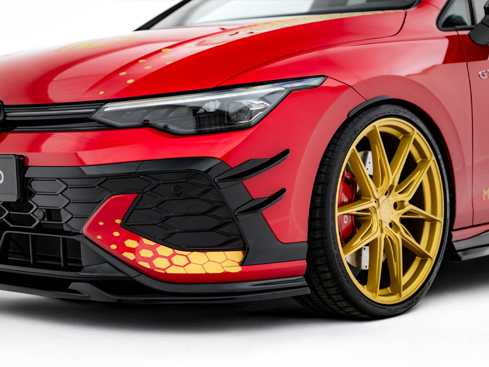 Front Bumper Wings (Canards) compatible with Volkswagen Golf GTI Clubsport Mk8 Facelift