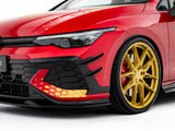 Front Bumper Wings (Canards) compatible with Volkswagen Golf GTI Clubsport Mk8 Facelift