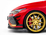 Front Bumper Wings (Canards) compatible with Volkswagen Golf GTI Clubsport Mk8 Facelift