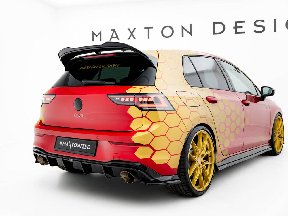 Lower Spoiler CAP 3D compatible with Volkswagen Golf GTI / GTI Clubsport / R / R-Line / GTE / GTD Mk8 / Mk8 Facelift