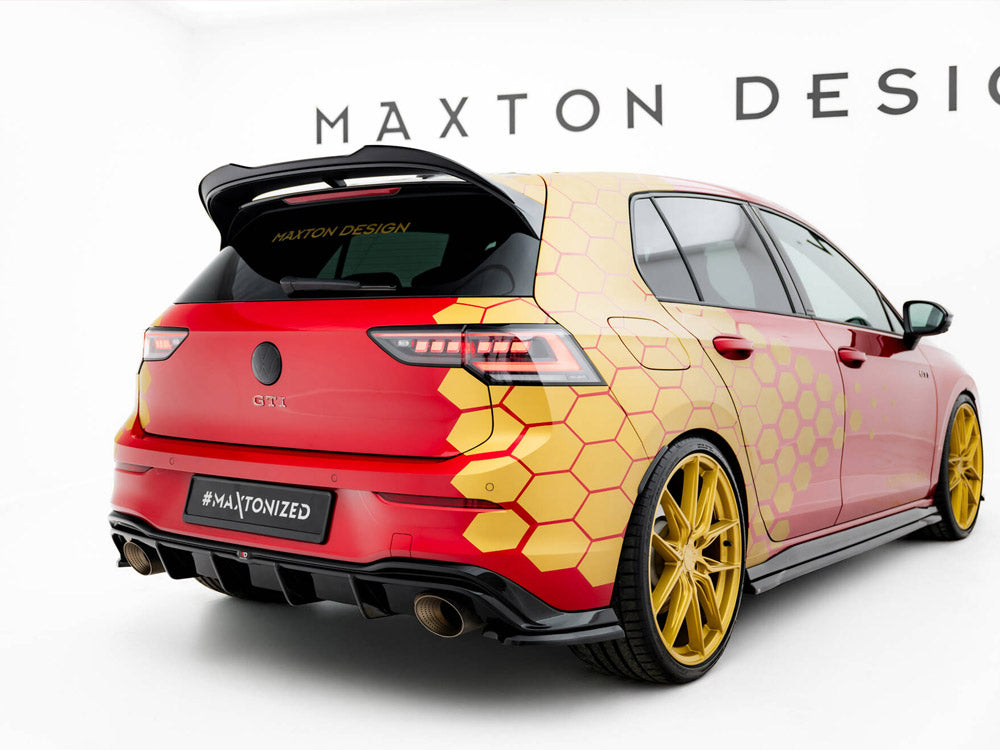 Rear Side Splitters V.4 compatible with Volkswagen Golf GTI Clubsport Mk8 Facelift