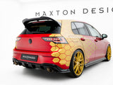 Rear Side Splitters V.4 compatible with Volkswagen Golf GTI Clubsport Mk8 Facelift
