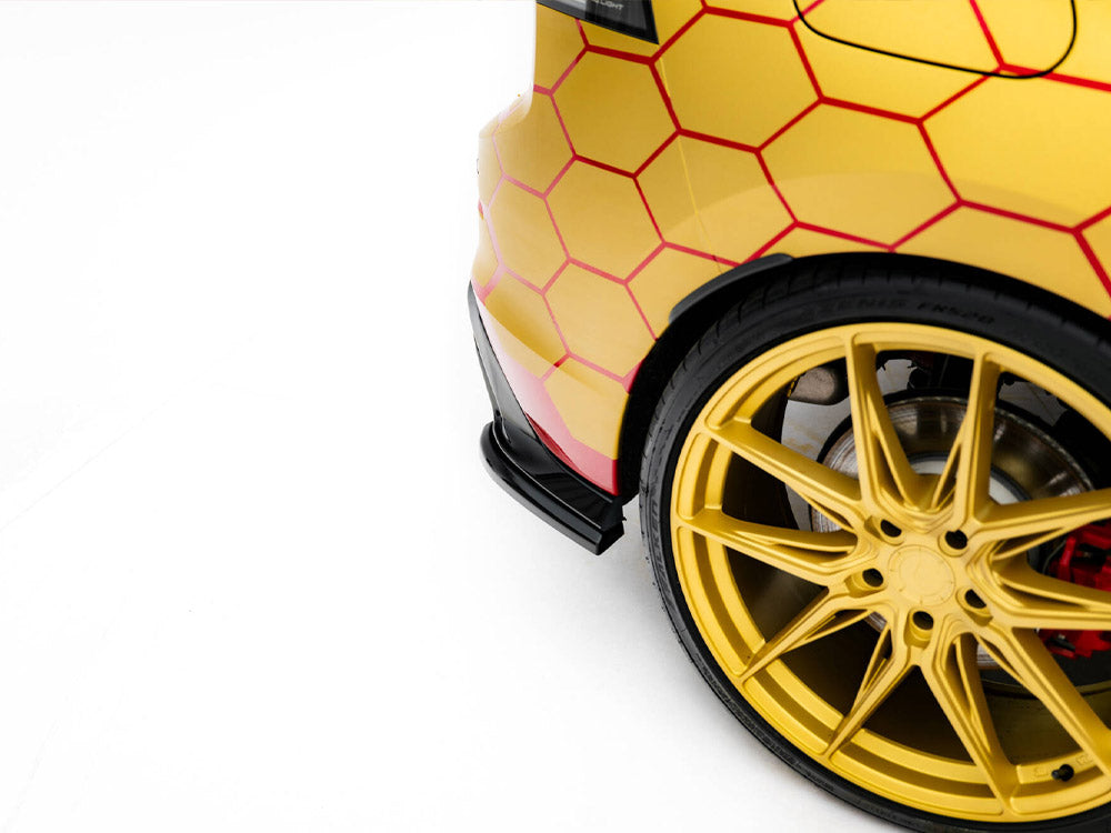 Rear Side Splitters V.4 compatible with Volkswagen Golf GTI Clubsport Mk8 Facelift