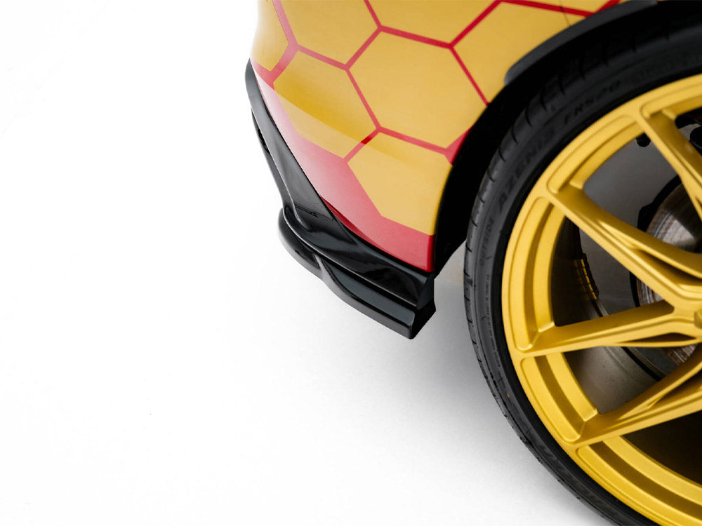 Rear Side Splitters V.3 compatible with Volkswagen Golf GTI Clubsport Mk8 Facelift