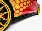 Side Skirts Diffusers V.2 compatible with Volkswagen Golf GTI Clubsport Mk8 Facelift