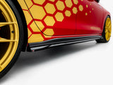 Side Skirts Diffusers V.1 compatible with Volkswagen Golf GTI Clubsport Mk8 Facelift