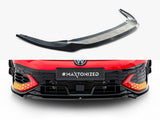 Front Splitter V.4 compatible with Volkswagen Golf GTI Clubsport Mk8 Facelift