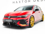 Front Splitter V.3 compatible with Volkswagen Golf GTI Clubsport Mk8 Facelift