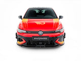 Front Splitter V.3 compatible with Volkswagen Golf GTI Clubsport Mk8 Facelift