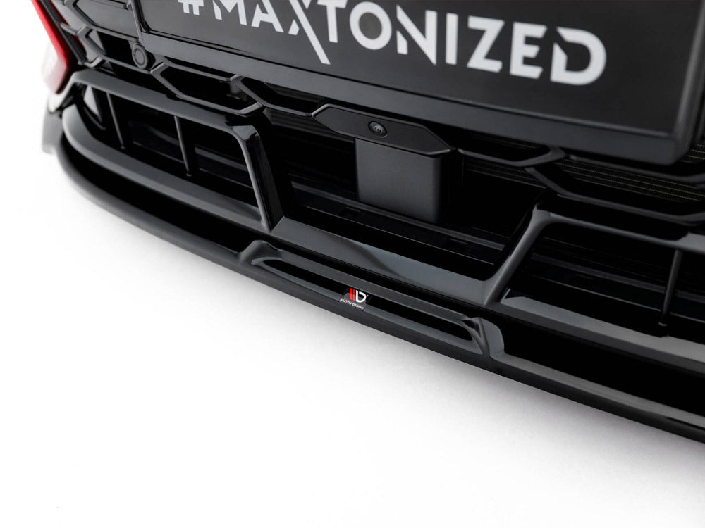 Front Splitter V.3 compatible with Volkswagen Golf GTI Clubsport Mk8 Facelift