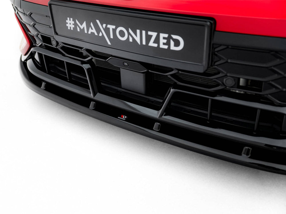 Front Splitter V.2 compatible with Volkswagen Golf GTI Clubsport Mk8 Facelift