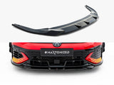 Front Splitter V.1 compatible with Volkswagen Golf GTI Clubsport Mk8 Facelift