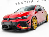 Front Splitter V.1 compatible with Volkswagen Golf GTI Clubsport Mk8 Facelift