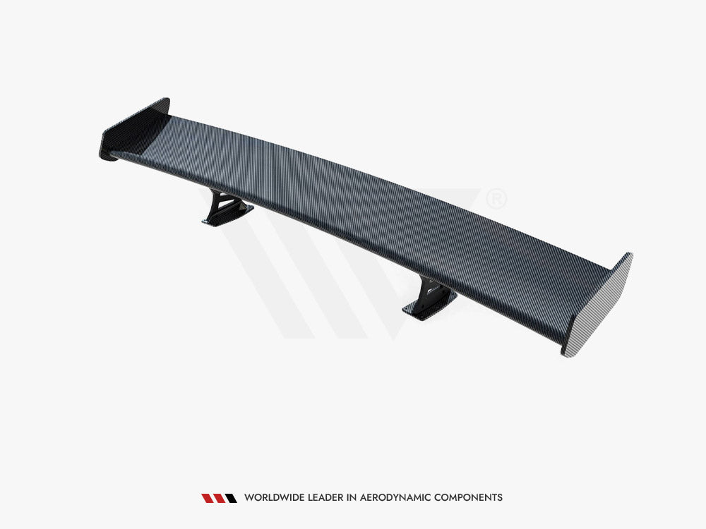 Carbon Spoiler With Internal Brackets Uprights compatible with Honda Civic Si Mk10