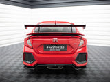 Carbon Spoiler With Upper Swan Mounting compatible with Honda Civic Si Mk10