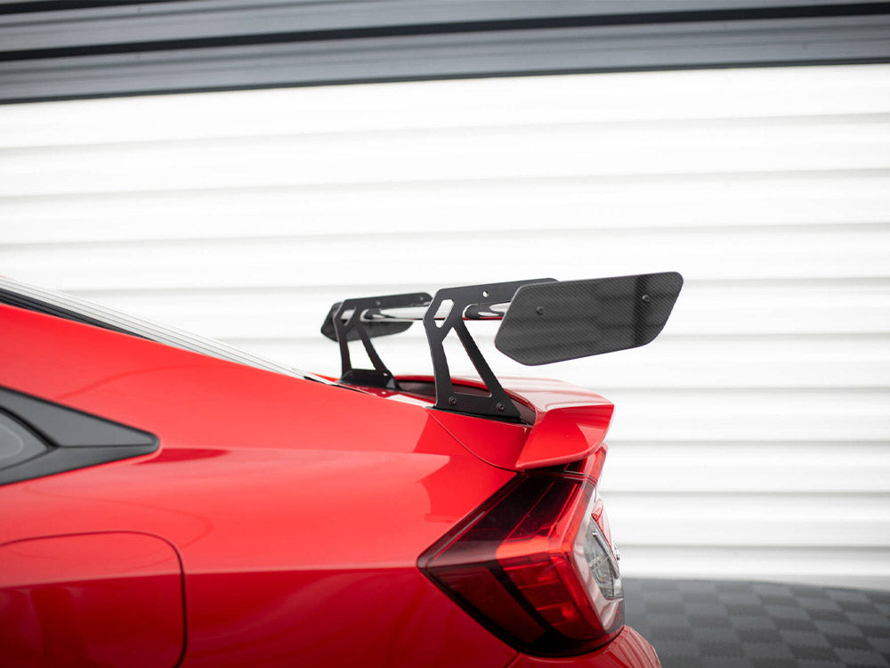 Carbon Spoiler With Upper Swan Mounting compatible with Honda Civic Si Mk10