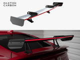Carbon Spoiler With Upper Swan Mounting + LED compatible with Honda Civic Si Mk10
