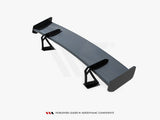 Carbon Spoiler With Upper Swan Mounting + LED compatible with Honda Civic Si Mk10