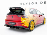 Street PRO Rear Diffuser V.2 compatible with Volkswagen Golf GTI Clubsport Mk8 Facelift