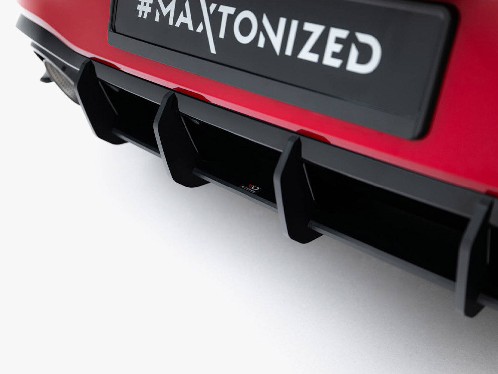 Street PRO Rear Diffuser V.2 compatible with Volkswagen Golf GTI Clubsport Mk8 Facelift