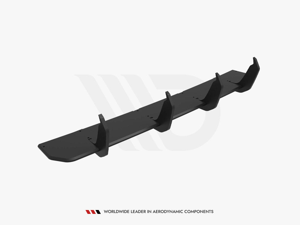 Street PRO Rear Diffuser V.2 compatible with Volkswagen Golf GTI Clubsport Mk8 Facelift