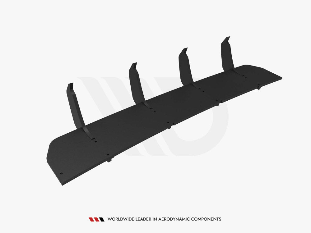 Street PRO Rear Diffuser V.2 compatible with Volkswagen Golf GTI Clubsport Mk8 Facelift