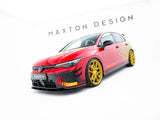 Street PRO Front Splitter compatible with Volkswagen Golf GTI Clubsport Mk8 Facelift