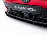 Street PRO Front Splitter compatible with Volkswagen Golf GTI Clubsport Mk8 Facelift