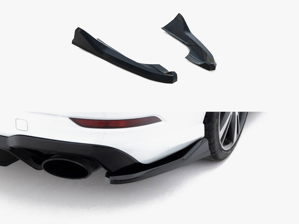 Rear Side Splitters V.5 compatible with Audi RS 3 Sedan 8V Facelift