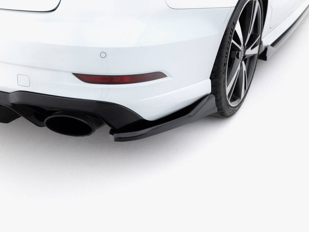 Rear Side Splitters V.5 compatible with Audi RS 3 Sedan 8V Facelift