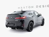 Rear Splitter (Vertical Bars) V.2 compatible with BMW X4 M-Pack G02 Facelift