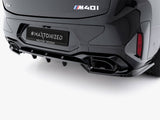 Rear Splitter (Vertical Bars) V.2 compatible with BMW X4 M-Pack G02 Facelift